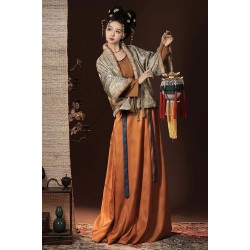 Changle Banquet 长乐宴 - Tang Dynasty Hanfu Beizi Qiyao Poqun