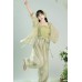 Lime 青柠 - Song Dynasty Style Qiyao Ruqun Hanfu Lime 青柠 - Song Dynasty Style Qiyao Ruqun Hanfu