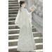 Poetic Verses 与诗章 - New Chinese Style Shawl Outfit Ma Mian Skirt Set