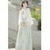 Poetic Verses 与诗章 - New Chinese Style Shawl Outfit Ma Mian Skirt Set