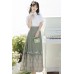 Mountain Notes 山中书事 - Han Chinese Element Shirt & Mamian Skirt Set