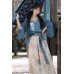 Misty Hills 浅山藏 - Han Element Hanfu Set