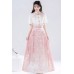 Falling Cherry Blossom 落樱集 - New Chinese Style Shirt & Yunjian & Mamian Skirt Set