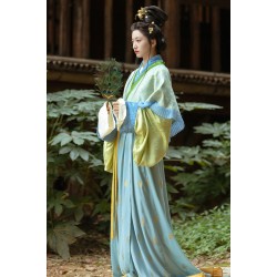 Xiao Qiao 小乔 - Han Dynasty Half Sleeves Robe Hanfu