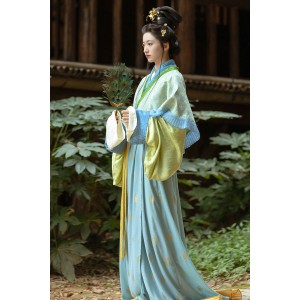 Xiao Qiao 小乔 - Han Dynasty Half Sleeves Robe Hanfu