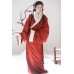 Vermilion 朱红 - Han Dynasty Straight Hem Robe Hanfu