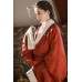 Vermilion 朱红 - Han Dynasty Straight Hem Robe Hanfu