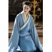 Aqua Blue 水蓝 - Han Dynasty Curved Hem Robe Hanfu