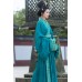 Blue Sparrow 雀蓝 - Han Dynasty Straight Hem Robe Hanfu