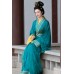 Blue Sparrow 雀蓝 - Han Dynasty Straight Hem Robe Hanfu