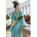 Blue Sparrow 雀蓝 - Han Dynasty Straight Hem Robe Hanfu