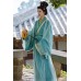 Blue Sparrow 雀蓝 - Han Dynasty Straight Hem Robe Hanfu