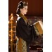 Black Gold 黑金 - Han Dynasty Straight Hem Robe Hanfu