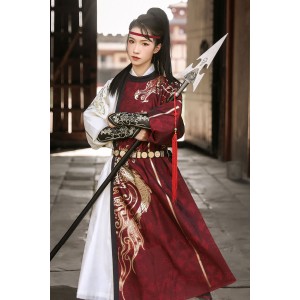 Free Gallop 任驰骋 - Tang Round Collar Robe Hanfu