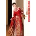 Everlasting Grace 芝兰百世 - New Chinese Style Wedding Hanfu Top & Yunjian & Mamian Skirt Set