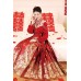 Everlasting Grace 芝兰百世 - New Chinese Style Wedding Hanfu Top & Yunjian & Mamian Skirt Set