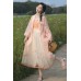 Spring Tide 春信游波 - Han Element Hanfu Set