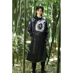 Dusky Clouds 暮云归 - Tang Dynasty Round Collar Robe Hanfu