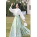 Budding Woods 木逢春 - New Chinese Style Shirt & Mamian Skirt Set