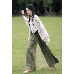 Locust Bloom 槐序晚 - New Chinese Hanfu Set