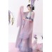 Petal Veil Rain 浮花薇雨 - Tang Dynasty Hanfu Suspender Hezi Skirt