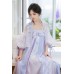 Purple Crystal 烟光琉璃 - Han Element Hanfu Set