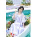 Purple Crystal 烟光琉璃 - Han Element Hanfu Set