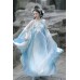 Azure Cloud Shadow 碧波云影 - Tang Dynasty Hanfu Suspender Hezi Skirt