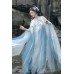 Azure Cloud Shadow 碧波云影 - Tang Dynasty Hanfu Suspender Hezi Skirt