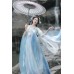 Azure Cloud Shadow 碧波云影 - Tang Dynasty Hanfu Suspender Hezi Skirt