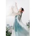 Spring Mountain Dream 蝶梦春山 - Tang Dynasty Hanfu Qixiong Pleated Skirt