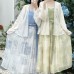 Bellflower Whispers 铃蓝语 - Han Element Hanfu Set Bellflower Whispers 铃蓝语 - Han Element Hanfu Set