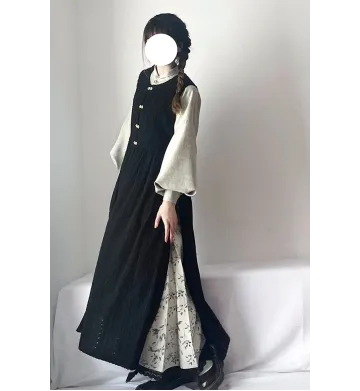 ALL BLACK 文学社 - Han Chinese Element Style Set