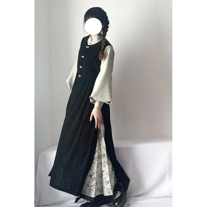 ALL BLACK 文学社 - Han Chinese Element Style Set ALL BLACK 文学社 - Han Chinese Element Style Set