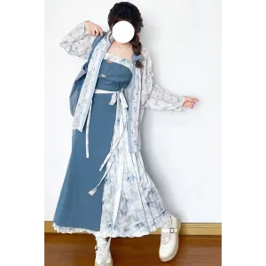 ALL BLUE Re - Han Element Hanfu Set (Preorder)
