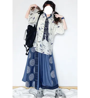 ALL BLUE Sol - Han Element Hanfu Set (Preorder)