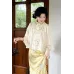 Baicha Tingyu 白茶听雨 - Improved Style Qipao & Shawl Set