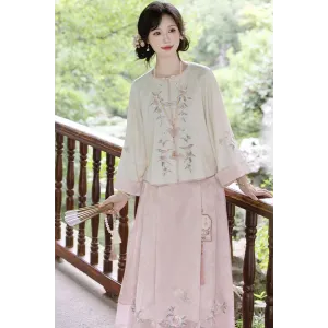 Baicha Wenyue 白茶问月 - Improved Girly Style Hanfu