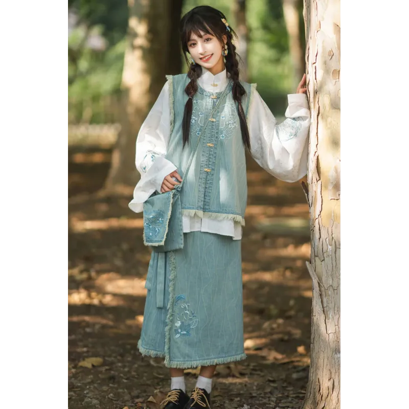 Mint Island 薄荷岛 - Ming Dynasty Hanfu Set