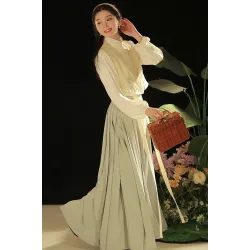 Morning Glow 晨曦 - Han Element Hanfu Set