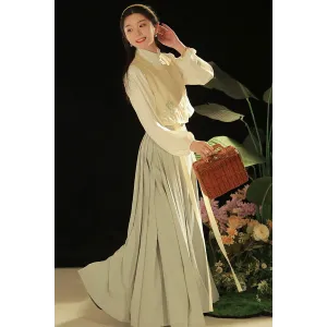 Morning Glow 晨曦 - Han Element Hanfu Set