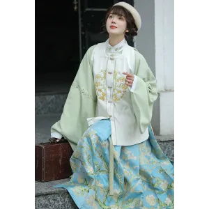 Van Gogh Apricot Blossoms 梵高杏花 - Ming Dynasty Hanfu Set