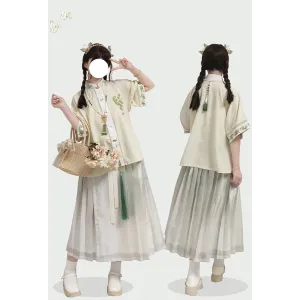 Flying Birds 飞鸟 - Han Element Hanfu Set