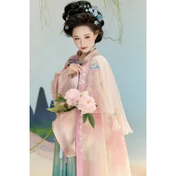 Cymbidium Faberi 蕙兰 - Tang Style Cloak Long Length Bird Pattern
