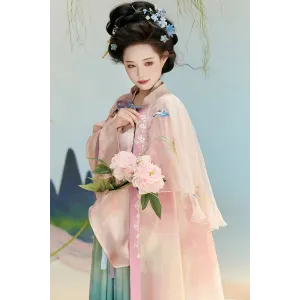 Cymbidium Faberi 蕙兰 - Tang Style Cloak Long Length Bird Pattern