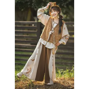 Ash Pile 锦灰堆 - Han Element Hanfu Set