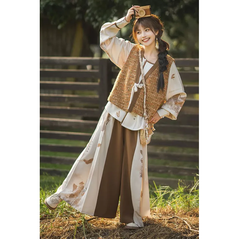 Ash Pile 锦灰堆 - Han Element Hanfu Set