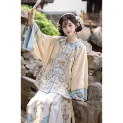 Jinfeng Yulu 金风玉露 - Qing Dynasty Top & Ma Mian Skirt Set