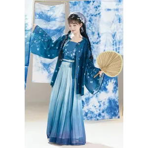 Blue Herb 蓝草 - Ming Dynasty Hanfu Set