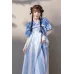 Blue Star Grass 蓝星草 - Han Element Hanfu Set